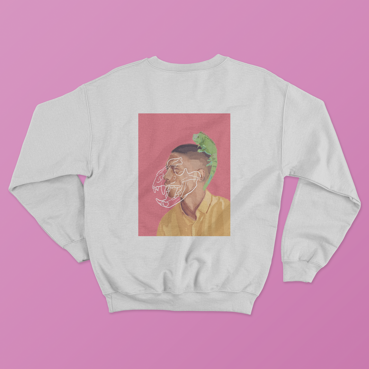 Crewneck blanc
