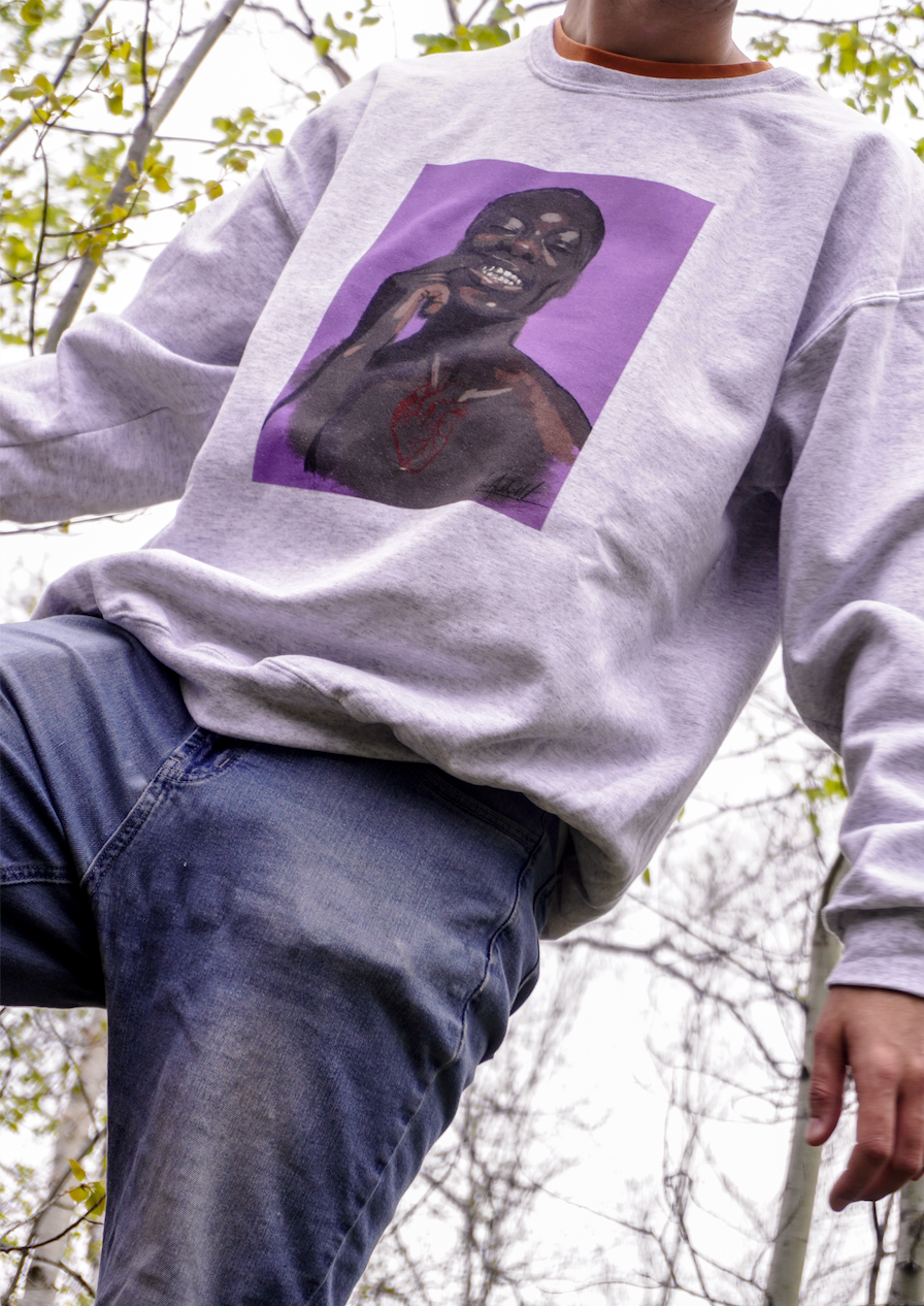 Crewneck gris