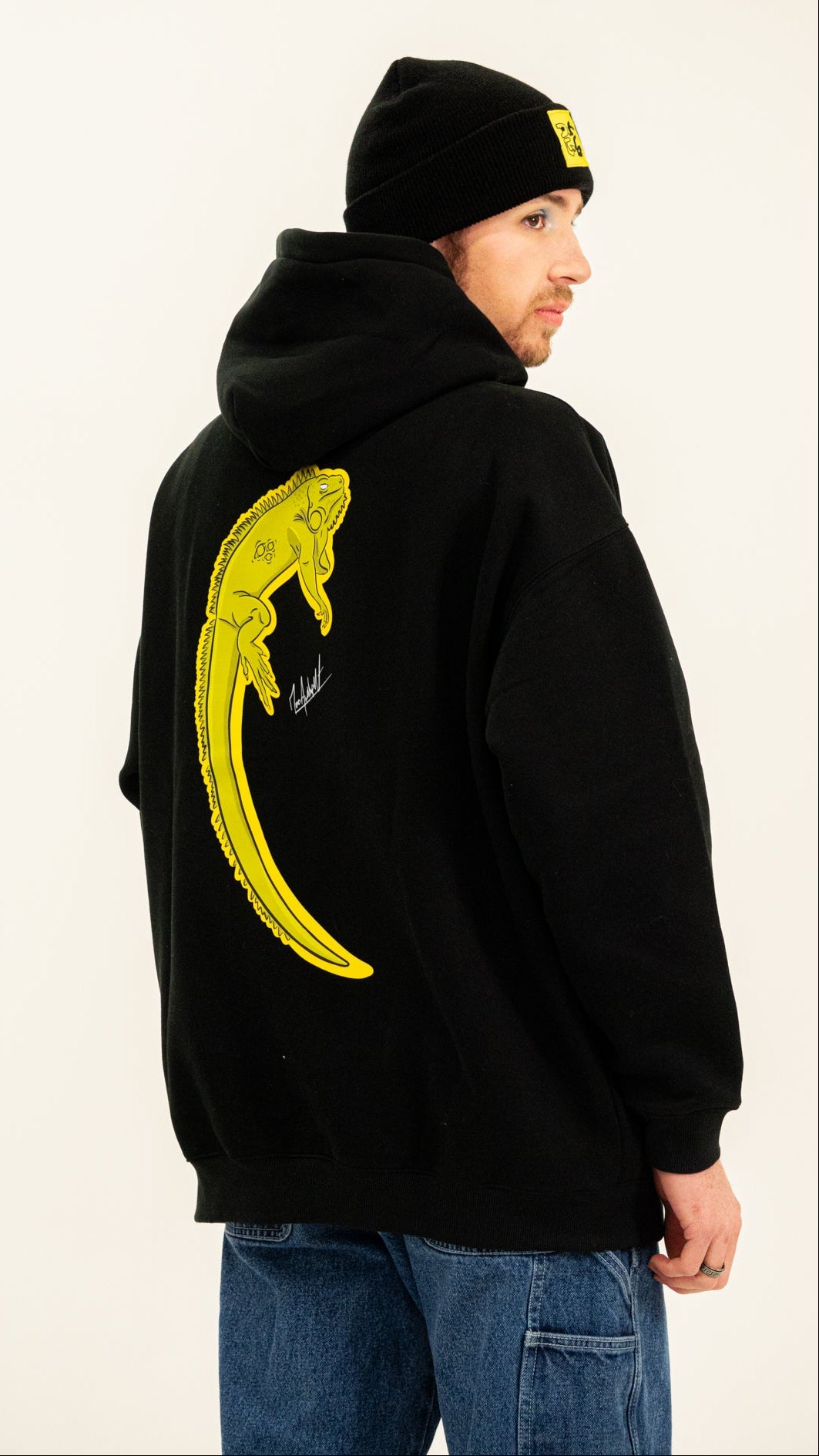 Hoodies noir oversized