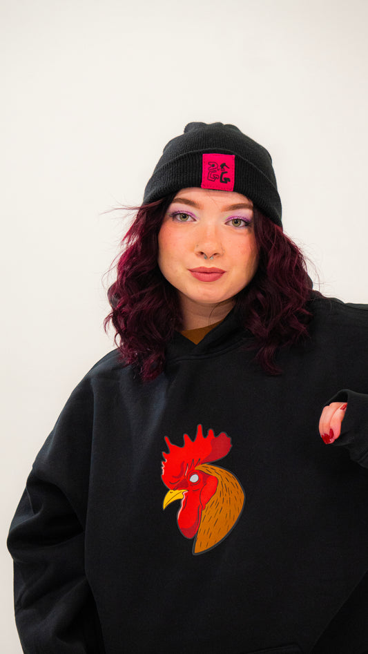 Hoodies noir oversized
