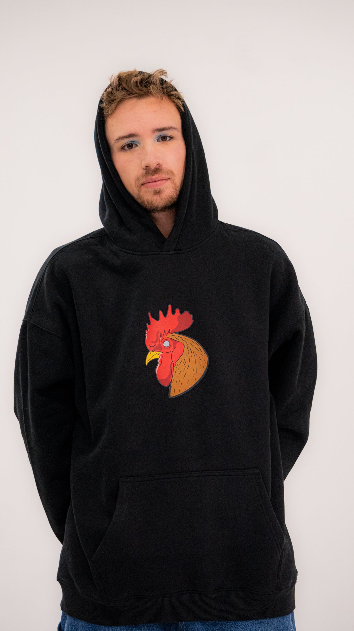 Hoodies noir oversized
