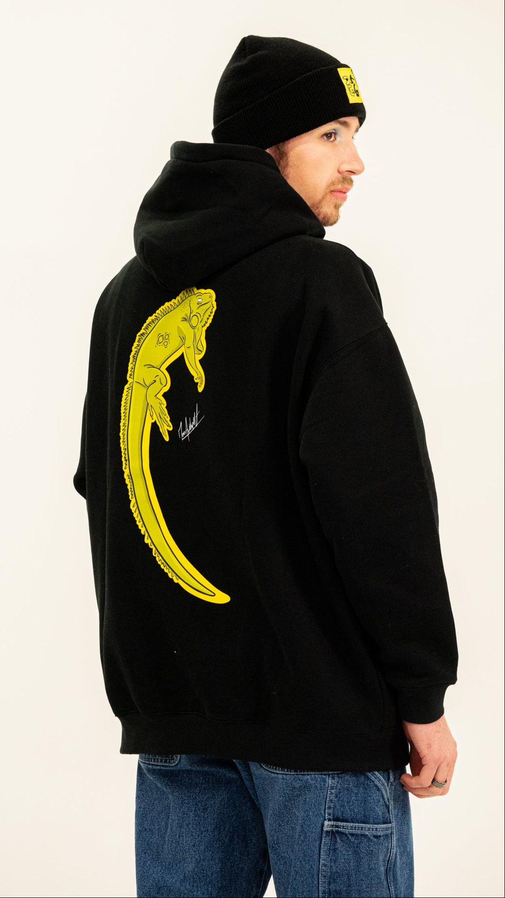 Hoodies noir oversized