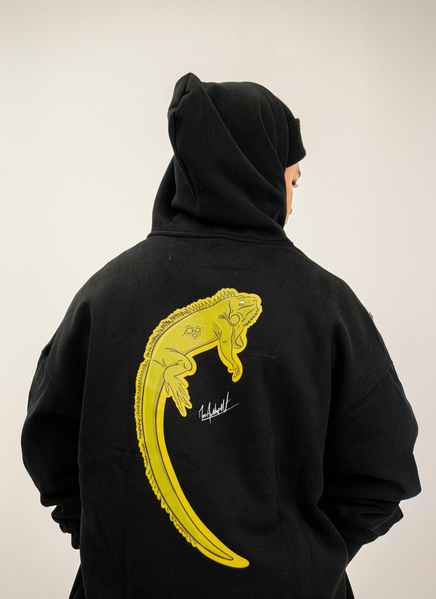Hoodies noir oversized